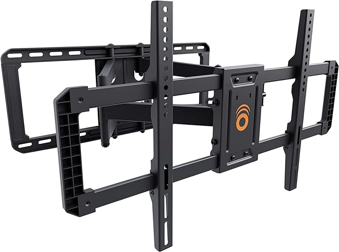 ECHOGEAR MaxMotion TV Wall Mount for Large TVs Up to 90" - Full Motion Has Smooth Swivel, Tilt, &amp; Extension - Universal Design Works with Samsung, Vizio &amp; More - Includes Hardware &amp; Drill Template